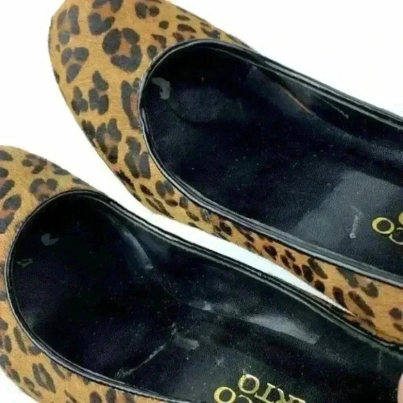 Franco Sarto heels size 6 Napoli calf hair patent - Picture 8 of 9